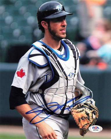 Josh Tholes signed 8x10 photo PSA/DNA Toronto Blue Jays Autographed