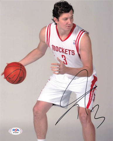 OMER ASIK signed 8x10 photo PSA/DNA Houston Rockets Autographed