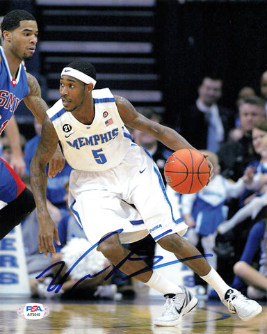 WILL BARTON signed 8x10 photo PSA/DNA Memphis Tigers Autographed