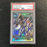 2015 BOWMAN CHROME #BSI-TA Tim Anderson Signed Card PSA Slabbed Auto White Sox