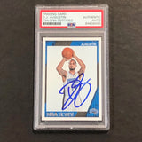 2016-17 NBA Hoops #217 DJ Augustin Signed Card AUTO PSA Slabbed Magic
