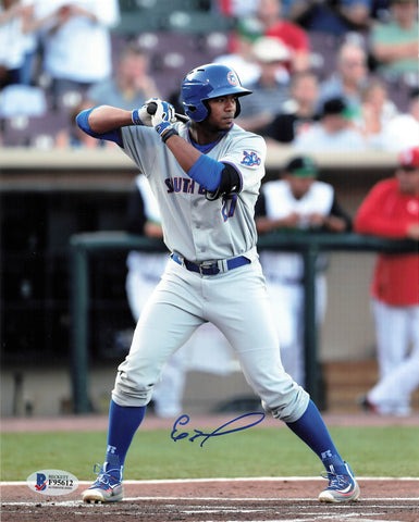 Eloy Jimenez signed 8x10 photo Chicago White Sox BAS Beckett Autographed