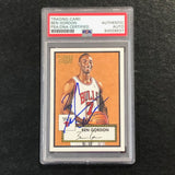 2005-06 Topps 1952 Style #39 Ben Gordon Signed Card AUTO PSA Slabbed Bulls