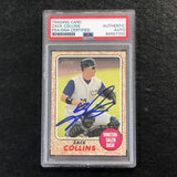 2017 Topps Heritage Minor League #91 Zack Collins Signed Card PSA Slabbed Auto White Sox