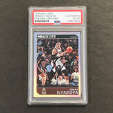 2014-15 NBA Hoops #198 129/399 Ersan Ilyasova Signed Card AUTO PSA Slabbed Bucks