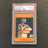 2007-08 Topps Basketball #10 Spencer Hawes Signed Card AUTO PSA/DNA Slabbed Kings