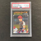2020 Topps Heritage Lookouts #30 Tyler Stephenson Signed Card AUTO PSA Slabbed Braves