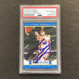 2012-13 NBA Hoops #91 Jonas Jerebko Signed Card AUTO PSA Slabbed Pistons