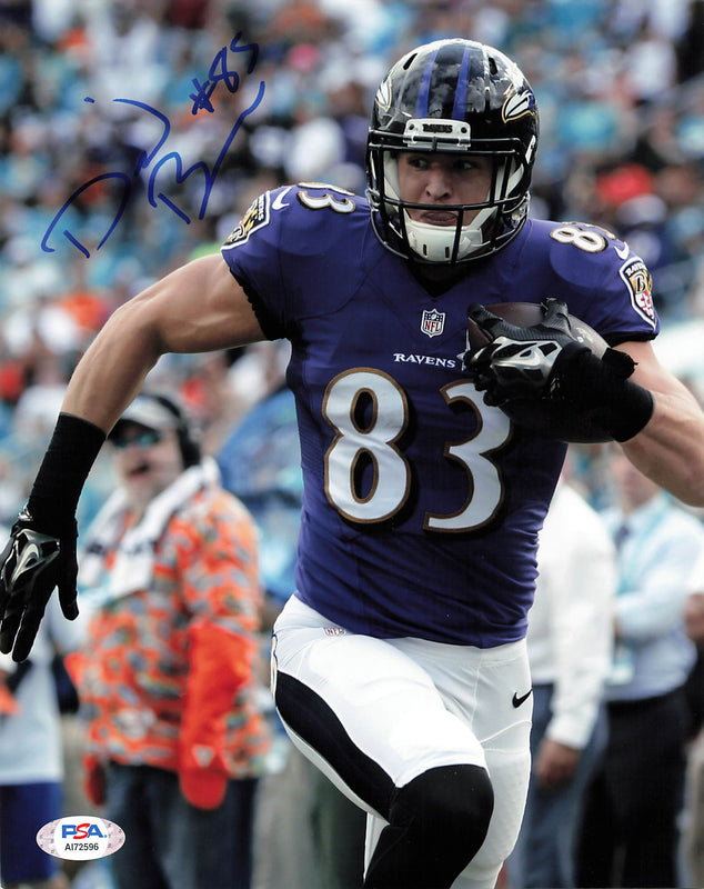 DANIEL BROWN signed 8x10 photo PSA/DNA Baltimore Ravens Autographed