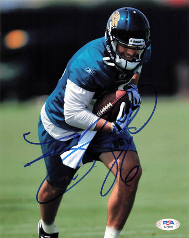 ZACH MILLER signed 8x10 photo PSA/DNA Jacksonville Jaguars Autographed