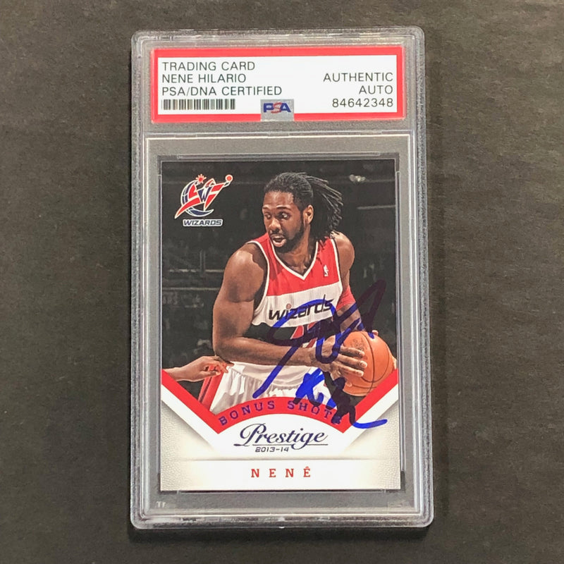 2013-14 Panini Prestige #10 Nene Signed AUTO PSA Slabbed Wizards