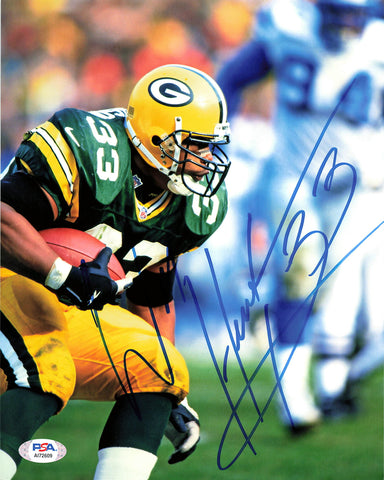 WILLIAM HENDERSON Signed 8X10 PHOTO PSA/DNA Green Bay Packers Autographed