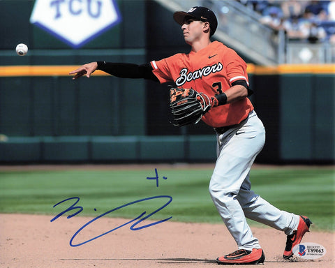 Nick Madrigal signed 8x10 photo BAS Beckett White Sox Autographed