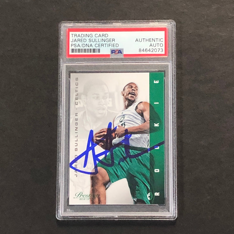 2012-13 Panini Prestige #221 Jared Sullinger Signed Card AUTO PSA/DNA Slabbed Celtics