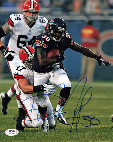 DEMONTRE HURST signed 8x10 photo PSA/DNA Chicago Bears Autographed