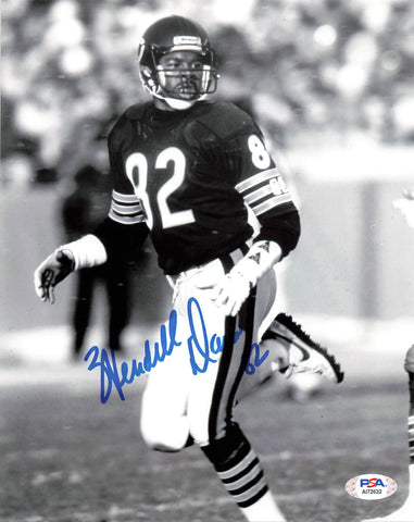WENDELL DAVIS signed 8x10 photo PSA/DNA Chicago Bears Autographed