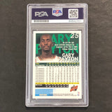 1999-2000 Hoops Skybox #25 Gary Payton Signed Card AUTO PSA Slabbed Seattle Supersonics