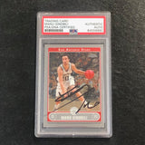 2006-07 Topps Chrome Basketball #78 Manu Ginobili Signed Card AUTO PSA Slabbed Spurs