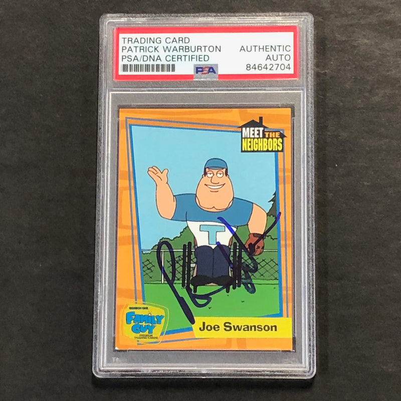 Inkworks Meet the Neighbors #13 Patrick Warburton Signed Card AUTO PSA Slabbed Family Guy