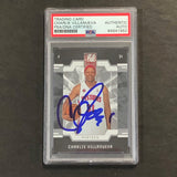 2009-10 Panini Elite #30 Charlie Villanueva Signed Card AUTO PSA/DNA Slabbed Pistons