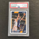 2016-17 NBA Hoops #56 Rudy Gobert Signed AUTO PSA Slabbed Jazz