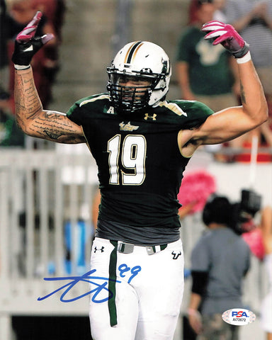 AARON LYNCH signed 8x10 photo PSA/DNA South Florida Bulls  Autographed