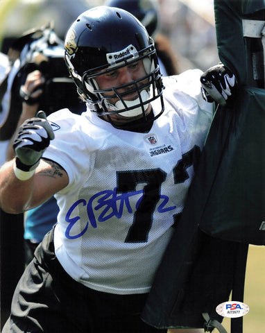 EBEN BRITTON signed 8x10 photo PSA/DNA Jacksonville Jaguars Autographed