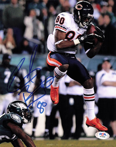 Earl Bennett Signed 8x10 photo PSA/DNA Chicago Bears Autographed