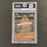 2021 Panini Chronicles Prestige Draft Picks #PBCKR Cameron Krutwig Signed Card AUTO PSA Slabbed