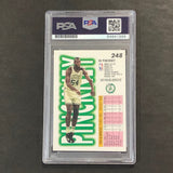 1993-94 Fleer #248 Ed Pinckney Signed Card AUTO PSA Slabbed Celtics