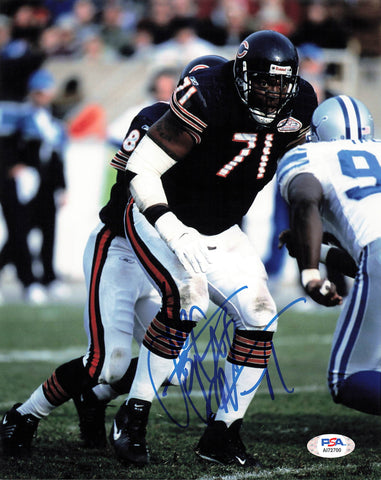 JAMES WILLIAMS Signed 8x10 photo PSA/DNA Chicago Bears Autographed