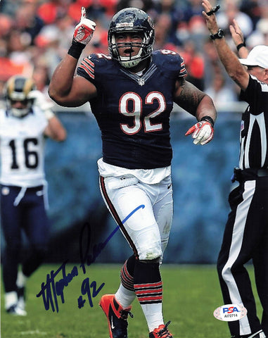 STEPHEN PAEA Signed 8x10 photo PSA/DNA Chicago Bears Autographed
