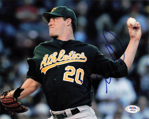 Mark Mulder signed 8x10 photo PSA/DNA Oakland Athletics Autographed