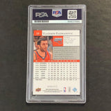 2009-10 Upper Deck Basketball #20 Vladimir Radmanovic Signed Card AUTO PSA Slabbed Bobcats