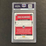 2018-19 Panini Donruss #43 Jonas Valanciunas Signed Card AUTO PSA Slabbed Toronto Raptors