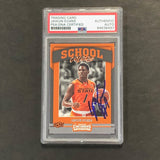 2017-18 Panini Contenders Draft Picks School Colors #23 JAWUN EVANS Signed Card AUTO PSA Slabbed RC Cowboys