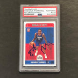 2017 NBA Hoops #250 Sindarius Thornwell Signed Card AUTO PSA Slabbed RC Clippers