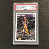 2014-15 NBA Hoops #175 Wesley Johnson Signed Card Auto PSA Slabbed