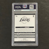 2014-15 NBA Hoops #175 Wesley Johnson Signed Card Auto PSA Slabbed