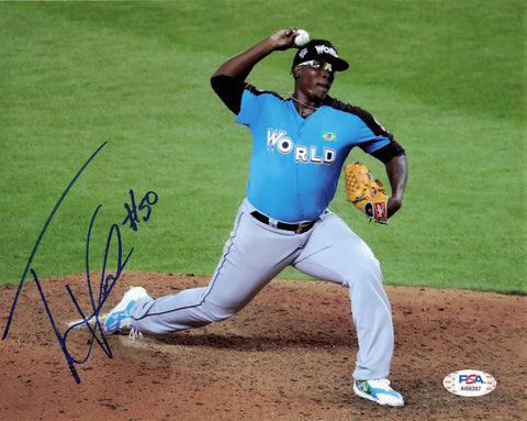 Thyago Vieira signed 8x10 photo Seattle Mariners PSA/DNA Autographed