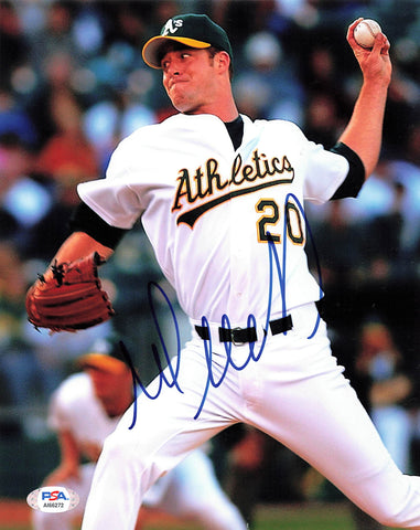 Mark Mulder signed 8x10 photo PSA/DNA Oakland Athletics Autographed