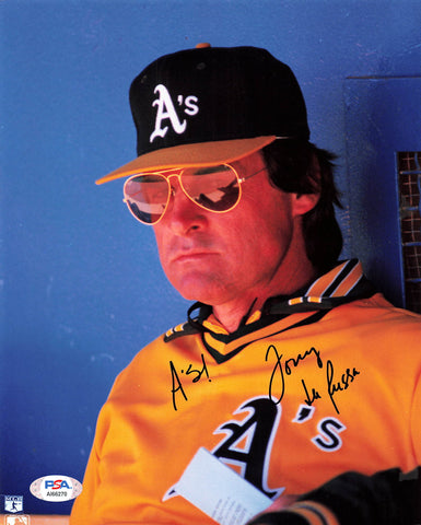 Tony La Russa signed 8x10 photo PSA/DNA Oakland Athletics Autographed