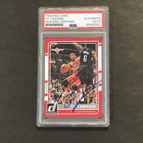 2015-16 Panini Donruss #83 Ty Lawson Signed Card AUTO PSA Slabbed Rockets