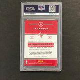 2015-16 Panini Donruss #83 Ty Lawson Signed Card AUTO PSA Slabbed Rockets