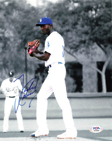 YADIER ALVAREZ signed 8x10 photo PSA/DNA Los Angeles Dodgers Autographed
