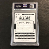 2015-16 NBA Hoops #297 Darrun Hilliard Signed Card AUTO PSA Slabbed RC Pistons