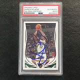 2004-05 Topps Chrome Basketball #214 Damien Wilkins Signed Card AUTO PSA/DNA Slabbed RC Supersonics