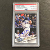 2017 TOPPS #493 HUNTER DOZIER Signed Card Auto Grade 10 PSA Slabbed RC Royals