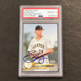 2018 Topps Pro Debut #198 Shane Baz Signed Card PSA Slabbed Auto Grade 10 Pirates