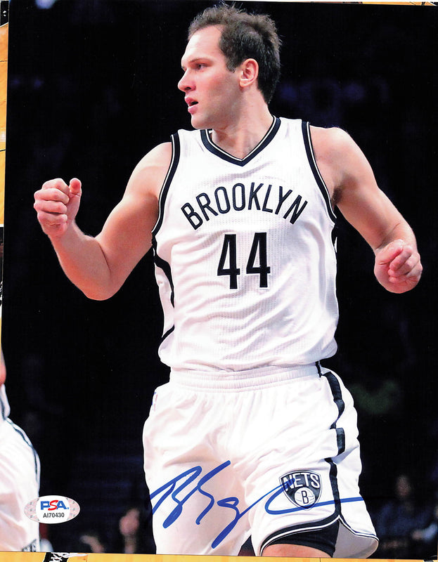 Bojan Bogdanovic signed 8x10 photo PSA/DNA Brooklyn Nets Autographed